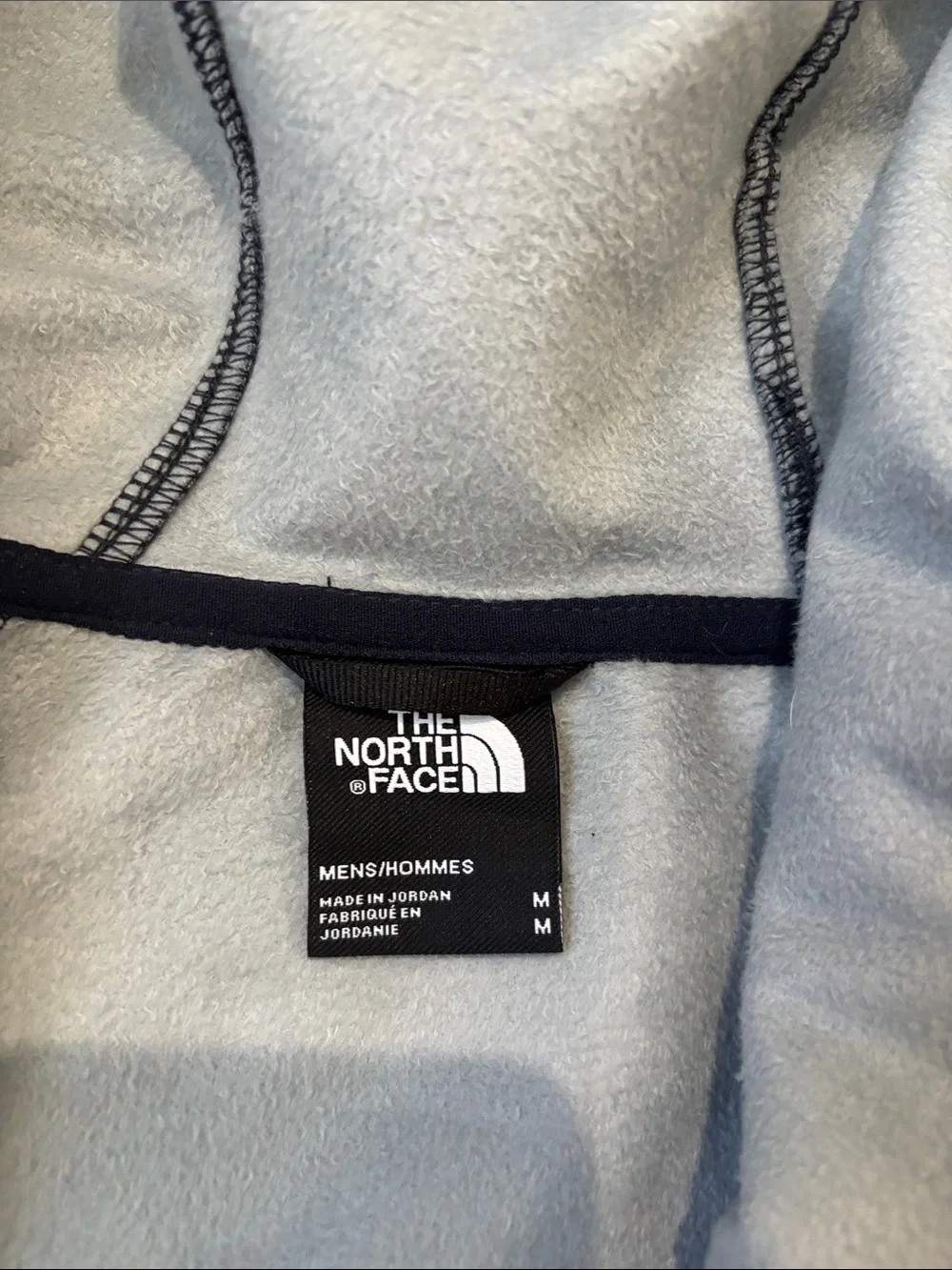 The North Face Men's Blue/Black Patterned Trench Coat